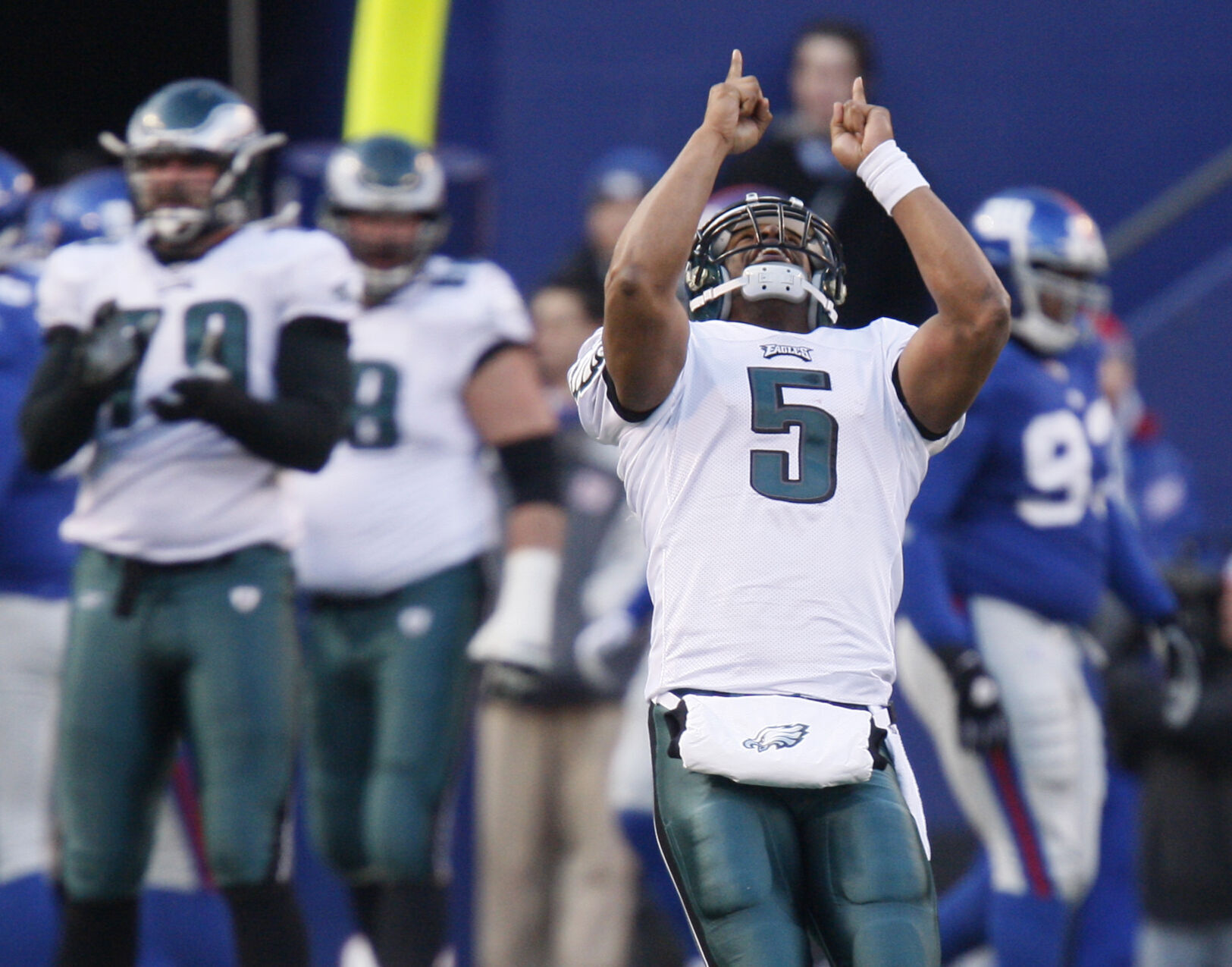 2009: Philadelphia Eagles reach NFC title game for fifth time in eight seasons